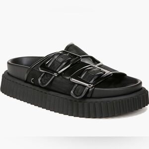 CIRCUS BY SAM EDELMAN CRIS MESH SLIDE ON SANDALS BLACK NEW